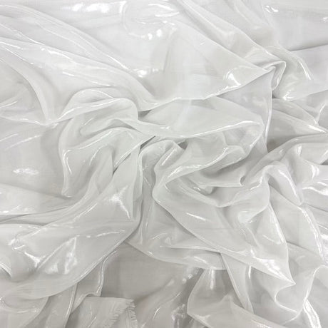 Metallic Foil Chiffon Fabric