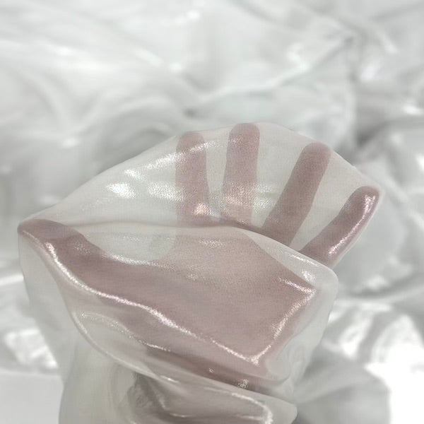 Metallic Foil Chiffon Fabric
