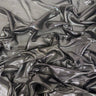 Metallic Liquid Reflective Foil Chiffon Fabric - Gold, White, Black, Pearl White, Silver, Metallic Foil, 59/60" Width (1 Yard)