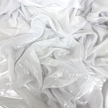 Metallic Foil Chiffon Fabric