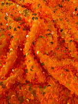 Sequin Velvet Orange