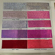 Nylon Spandex Foggy Foil Color Card