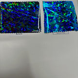 Stretch Vinyl Broken Glass Hologram Color Card