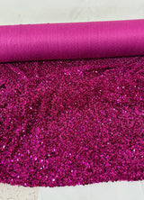 Sequin Velvet Magenta