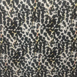 Polyester Spandex Tricot Fabric Black White Spot 60"