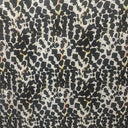 Polyester Spandex Tricot Fabric Black White Spot 60"