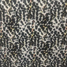 Polyester Spandex Tricot Fabric Black White Spot 60"