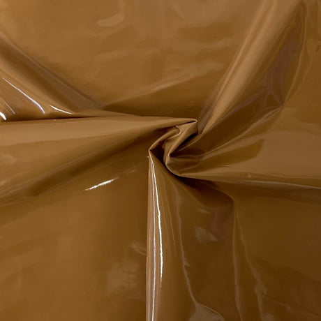 Patent Faux Leather Apparel Vinyl Fabric - 90 Percent Polyurethane 10 Percent Spandex, 4-Way Stretch, 54" Width (1 Yard)