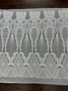 Stretch Sequin Mesh White