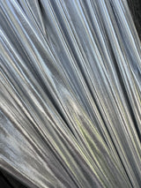 Silver Coated Spandex Pleather