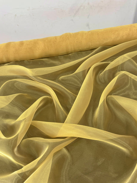 Gold Crystal Organza