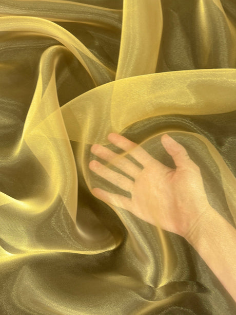 Gold Crystal Organza