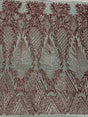 Stretch Sequin Mesh in Blush Pink