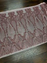 Stretch Sequin Mesh in Blush Pink