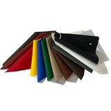 Pebble Grain Textured Faux Leather Vinyl Fabric - Black, 55" Width (1 Yard)