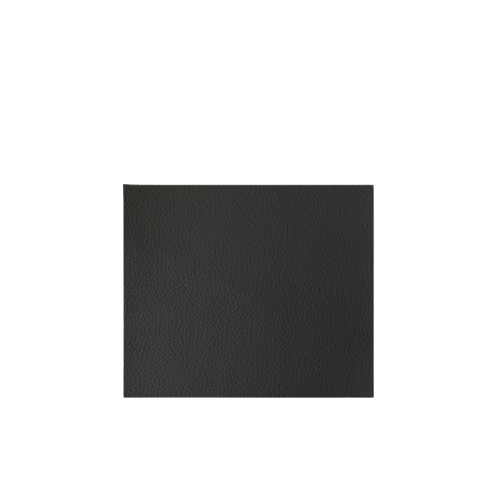 Pebble Grain Textured Faux Leather Vinyl Fabric - Black, 55" Width (1 Yard)
