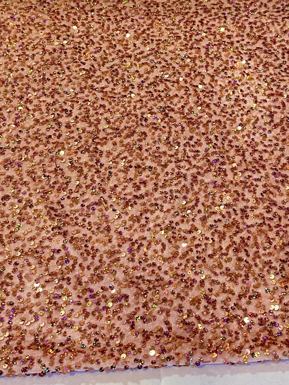 Sequin Velvet Blush