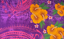 Polyester Sarong Fiji Hibiscus Cluster