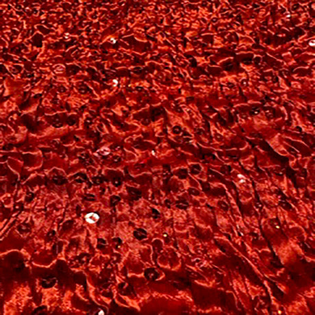 Polyester Curly Satin Sequin Fabric 17" Width