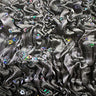 Polyester Curly Satin Sequin Fabric 17" Width