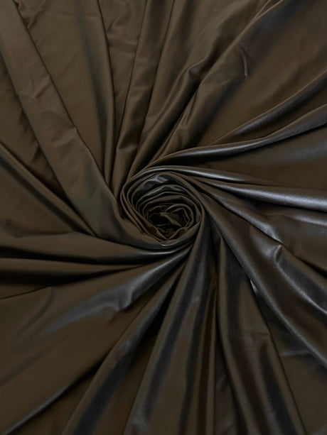 Dark Chocolate 4-Way Stretch Faux Leather