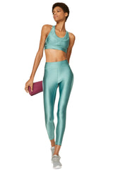 Shiny Nylon Spandex Seafoam Blue