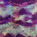 Hologram Foil Fabric Aurora Tie-Dye 60"