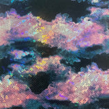Hologram Foil Fabric Aurora Tie-Dye 60"