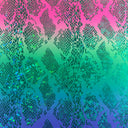 Polyester Spandex Snake Hologram Fabric