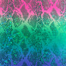 Polyester Spandex Snake Hologram Fabric