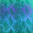 Polyester Spandex Snake Hologram Fabric