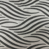 Nylon Spandex Zebra Flocked Glitter Fabric