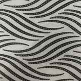 Nylon Spandex Zebra Flocked Glitter Fabric