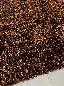 Sequin on Velvet Stretch Fabric
