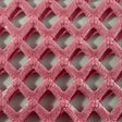 Polyester Spandex Diamond Foil Fish Net Fabric