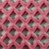 Polyester Spandex Diamond Foil Fish Net Fabric