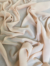 Sheer Beige Chiffon