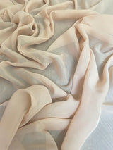 Sheer Beige Chiffon