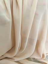 Sheer Beige Chiffon