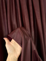 Burgundy 4-Way Stretch Faux Leather