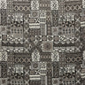 Polynesian Tapa Light Barkcloth Cotton Fabric - Blue Green, 45" Width (1 Yard)
