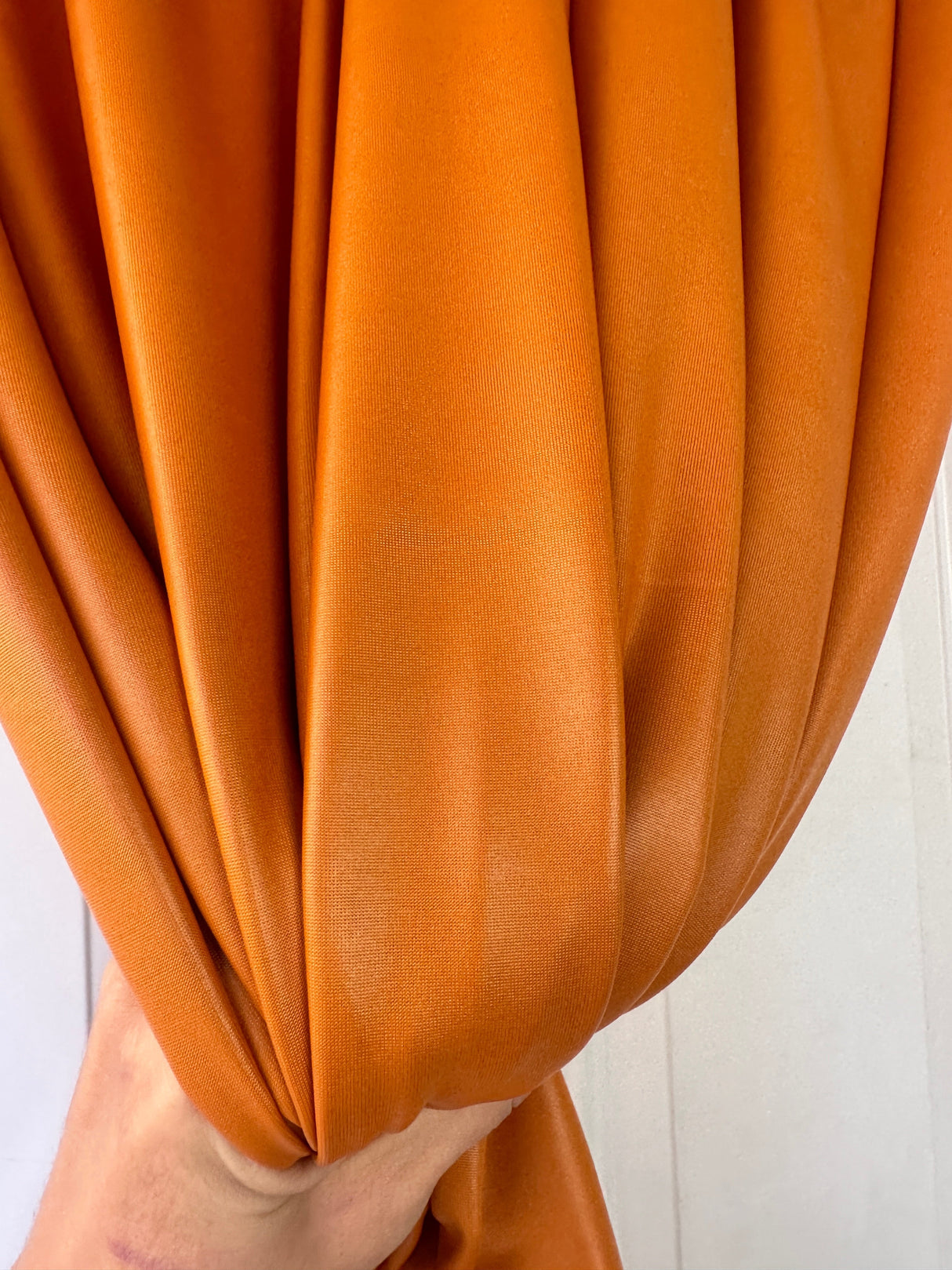 Mustard 4-Way Stretch Faux Leather