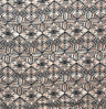 Traditional Polynesian Geometric Design Light Barkcloth Fabric - Beige & White, 45" Width (1 Yard)