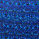 Traditional Polynesian Geometric Design Light Barkcloth Fabric - Beige And White, 45" Width (1 Yard)