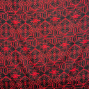 Traditional Polynesian Geometric Design Light Barkcloth Fabric - Beige And White, 45" Width (1 Yard)