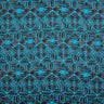 Traditional Polynesian Geometric Design Light Barkcloth Fabric - Beige & White, 45" Width (1 Yard)