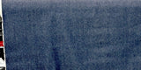 10 Yards USA Made Deep Indigo Denim 100 Percent Cotton Fabric - Deep Indigo Blue, Ring Spun, 68" Wide (10 Yards)