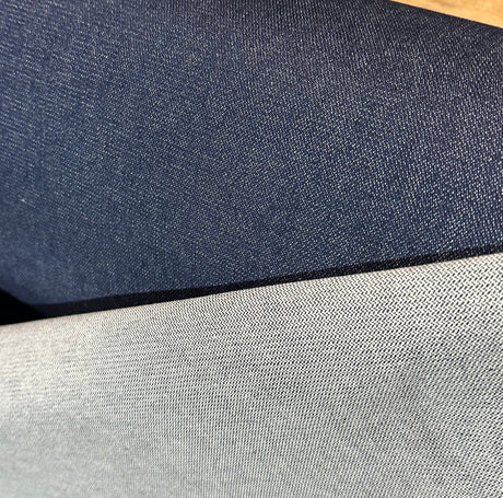10 Yards USA Made Deep Indigo Denim 100 Percent Cotton Fabric - Deep Indigo Blue, Ring Spun, 68" Wide (10 Yards)