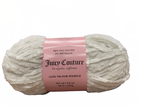 Velour Sparkle Yarn 107 Yards
