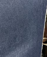 USA Made Dark Indigo Denim Ring Spun 100 Percent Cotton Fabric - Dark Indigo Blue, Denim, 68" Width (By The Yard)